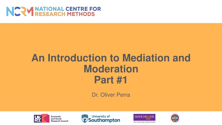 Mediation vs. Moderation in Research