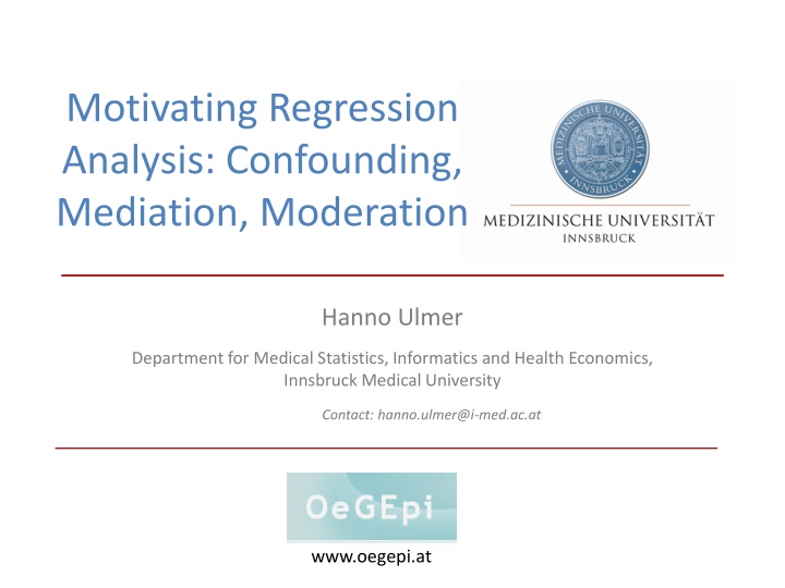 Confounding in Regression Analysis