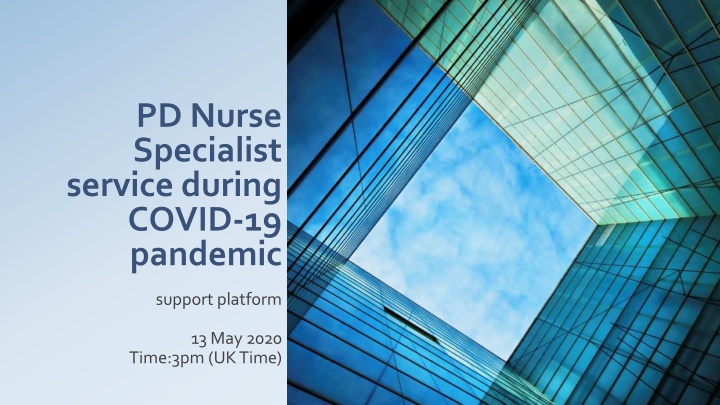 Enhancing PD Nurse Specialist Services Amidst the COVID-19 Pandemic