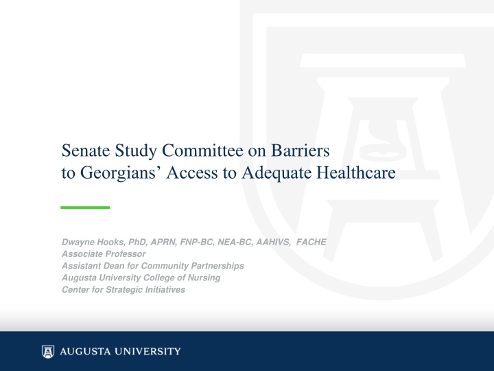Addressing Barriers to Advanced Practice Registered Nurses in Georgia