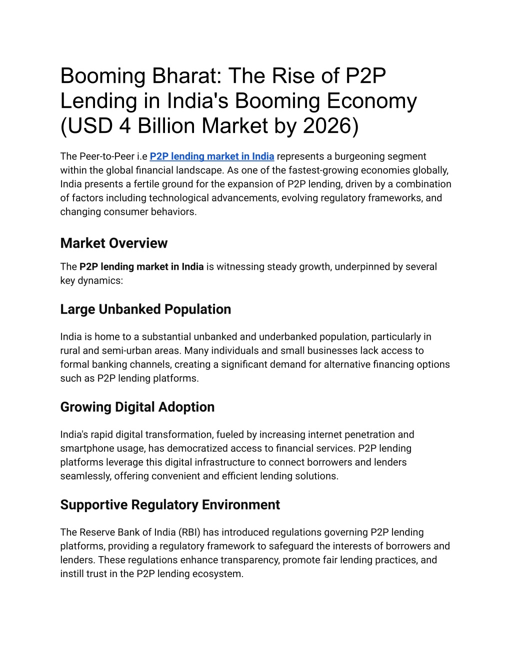 booming bharat the rise of p2p lending in india l.w