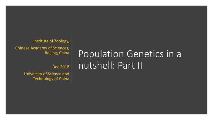 Population Genetics: Mutations, Variability, and Evolution