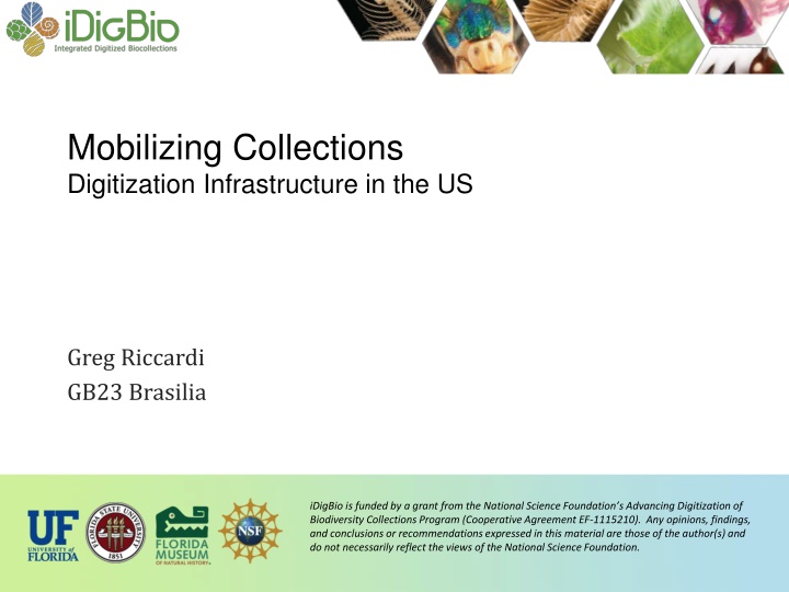 Advancing Biodiversity Collections Digitization in the US