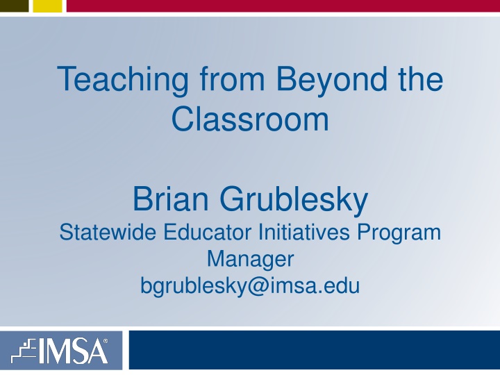 Teaching Beyond the Classroom: A Journey in STEM Education