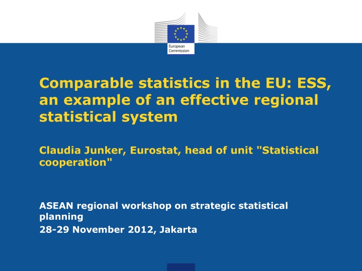 ESS: A Regional Statistical System in the EU