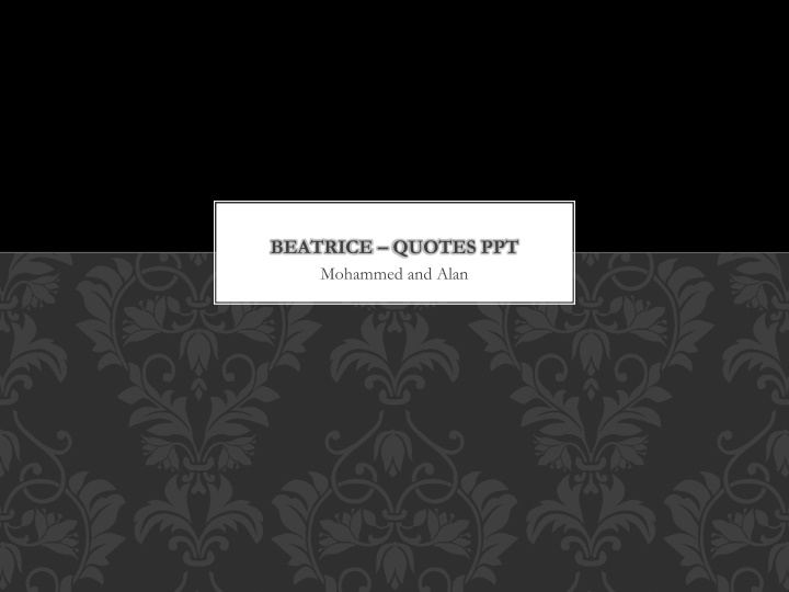 Analysis of Beatrice's Quotes in Shakespeare's 