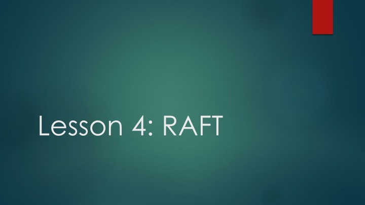 Interactive Lesson on RAFT Writing Strategy