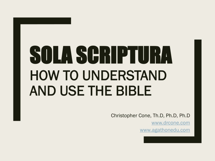 Hermeneutics in Biblical Interpretation