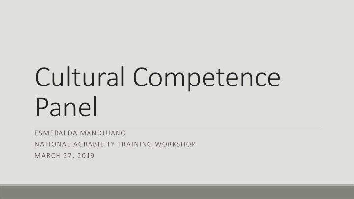 Cultural Competence and Humility in Public Engagement