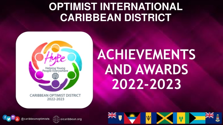 Optimist International Caribbean District Awards 2022-2023