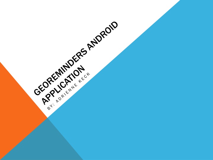Location-Based Reminder Android Application