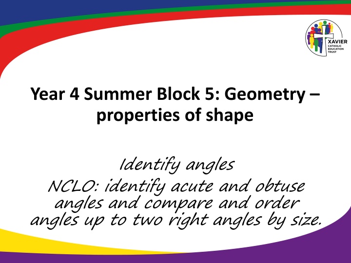 Angles and Shapes in Geometry for Year 4 Students