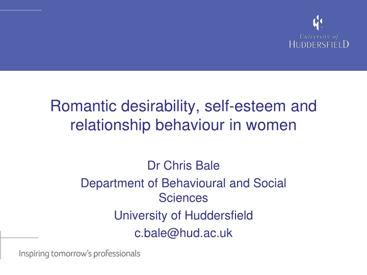 Women's Self-Esteem and Relationship Behavior Study: Insights and Implications