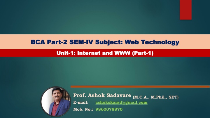 Internet and Web Technology Fundamentals