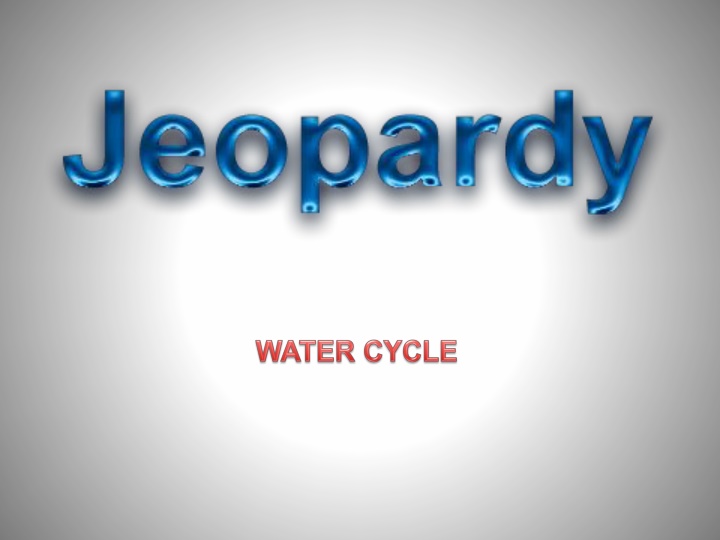 Water Cycle: Evaporation, Condensation & Precipitation