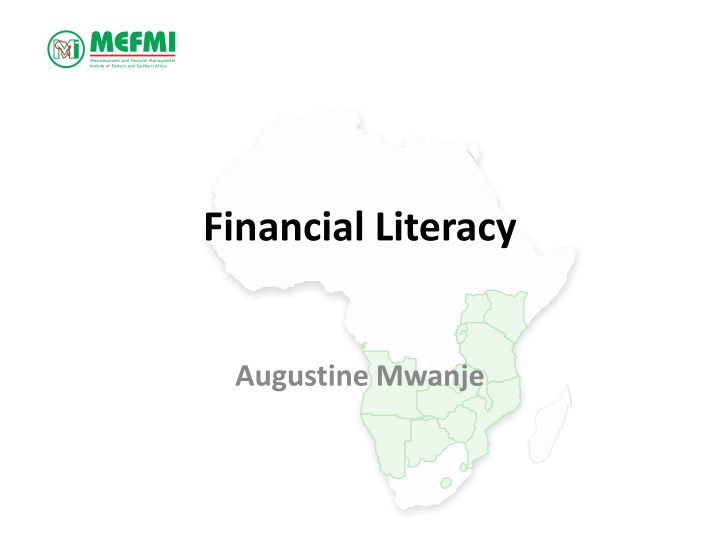 Financial Literacy Empowerment in Eastern and Southern Africa