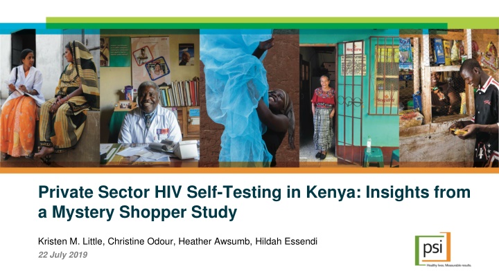 Insights into Private Sector HIV Self-Testing in Kenya