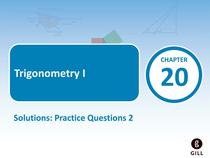Trigonometry Practice Questions with Solutions