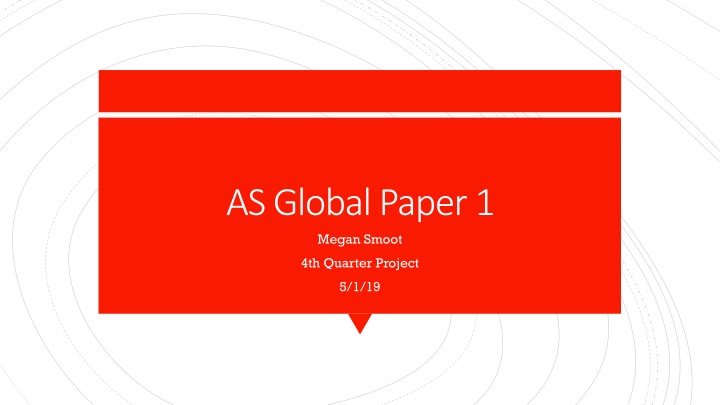 AS Global Paper 1 Evaluation Techniques and Skills