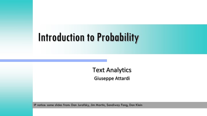 Introduction to Probability: Key Concepts and Definitions