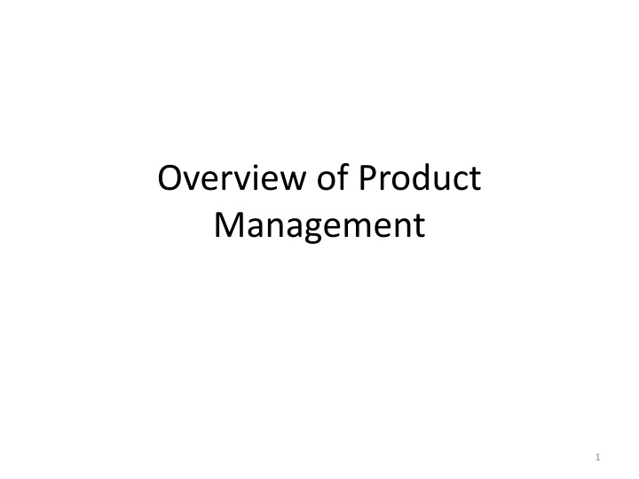 Comprehensive Guide to Product Management Strategies
