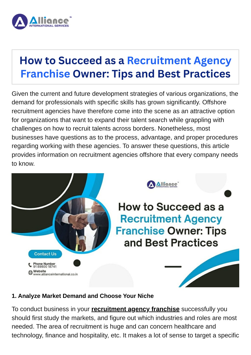 how to succeed as a recruitment agency franchise l.w