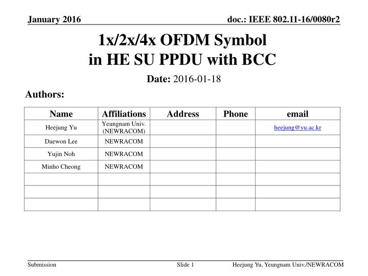 Improving Padding Efficiency in HE SU PPDU with BCC