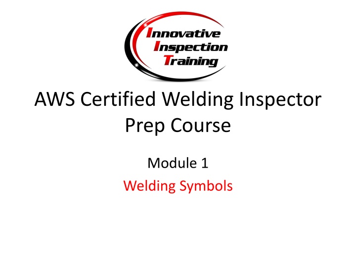 Welding Symbols for Inspectors