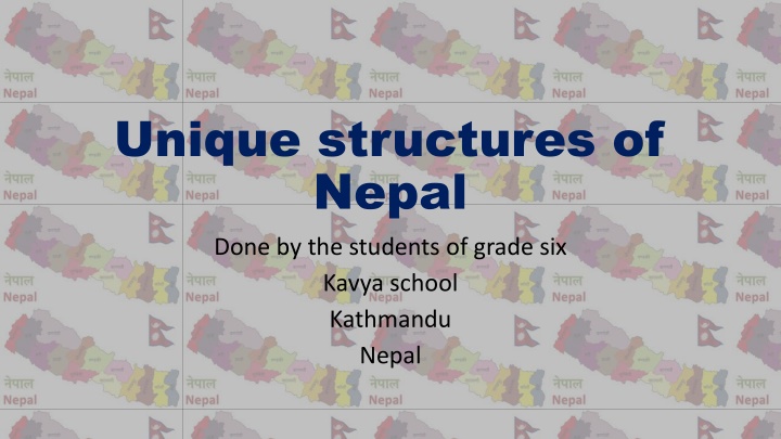 Unique Structures of Nepal: Grade Six Students Showcase Architectural Gems