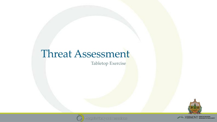 Threat Assessment Tabletop Exercise Overview