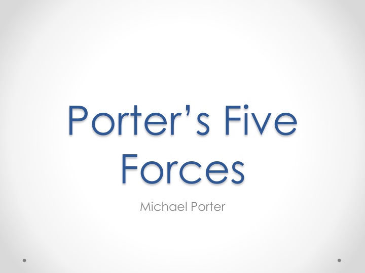 Comprehensive Analysis of Porter's Five Forces Framework