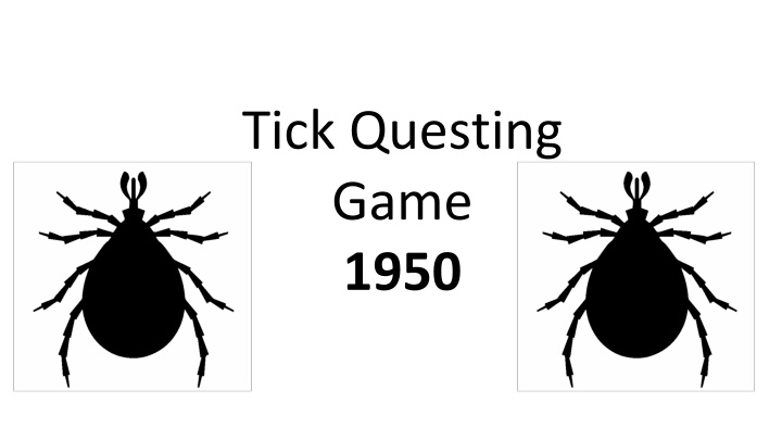 Tick Questing Game 1950 - Fun Temperature-based Card Game