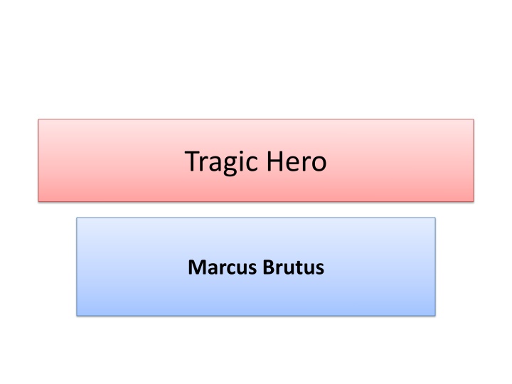 The Tragic Hero Marcus Brutus: A In-Depth Analysis