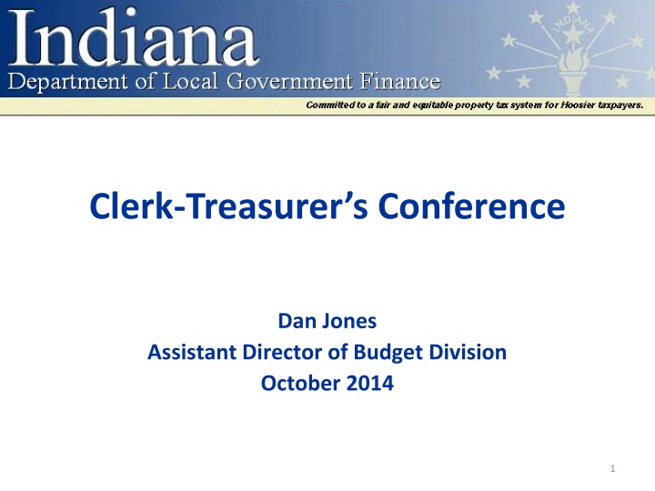 Clerk-Treasurers Conference Updates and Calendar for 2014/2015