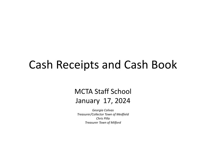 Duties and Responsibilities of Town Treasurers in Massachusetts