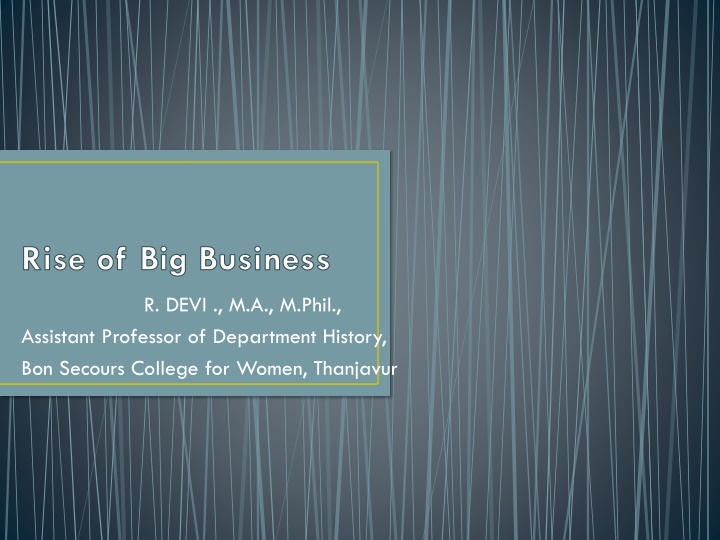 The Rise of Big Business: Impact of Corporations in the Late 1800s