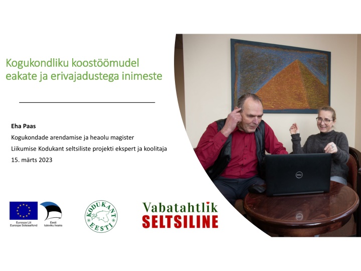 Community Development Strategies for Elderly and Special Needs Individuals by Eha Paas