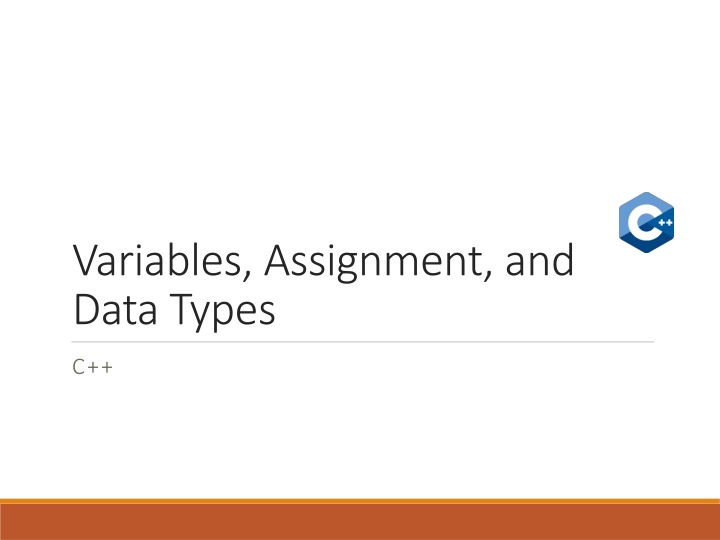 C++ Programming Essentials: Variables, Data Types, and Output