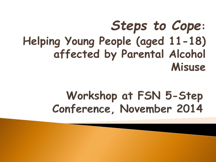 Steps to Cope: Supporting Youth Affected by Parental Alcohol Misuse