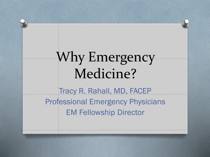 The Role of Family Physicians in Emergency Medicine: A Historical Perspective