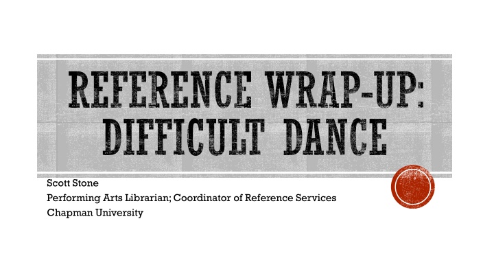 Navigating Dance Resources: A Librarian's Guide