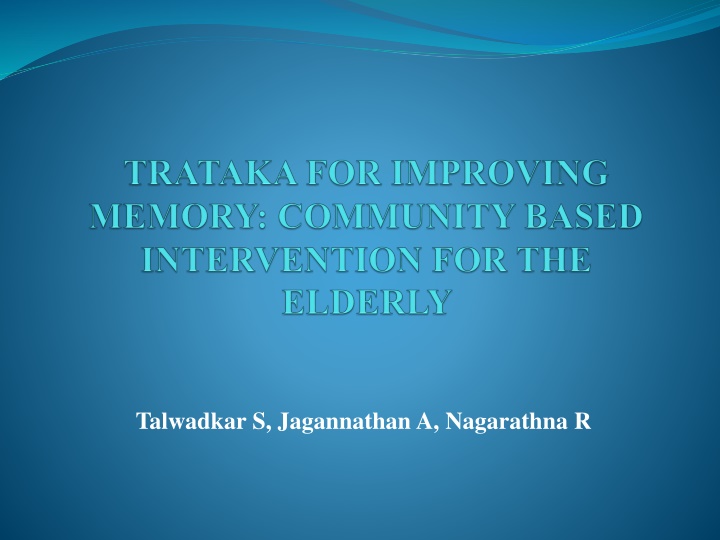 Impact of Yoga on Cognitive Functioning in Aging Adults
