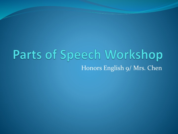 Prepositions and Parts of Speech in English Grammar
