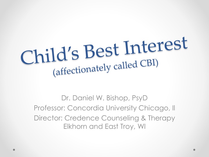 PAS Terminology: Conflicted Children and Parental Dynamics