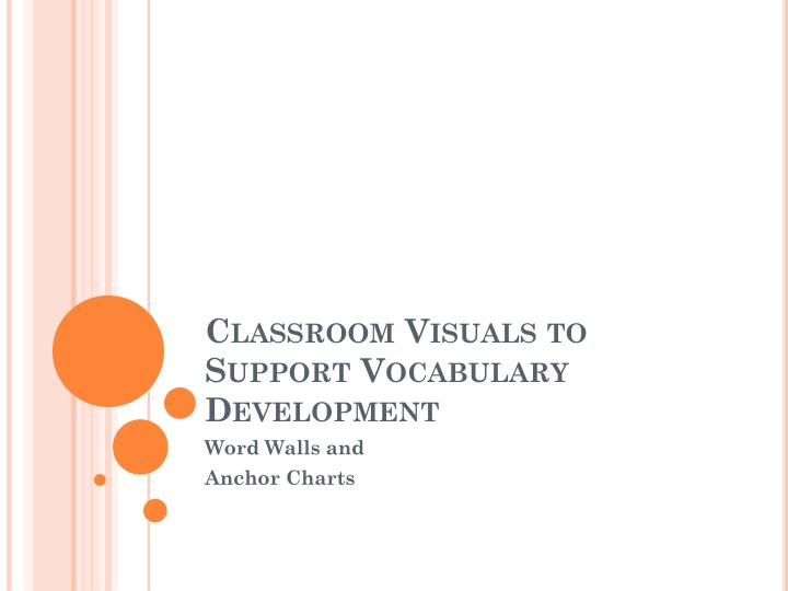 Enhancing Vocabulary Development Through Word Walls and Anchor Charts