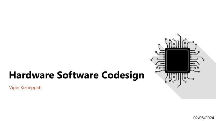 Hardware-Software Codesign Course Details