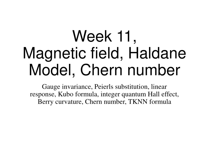 Advanced Topics in Quantum Physics