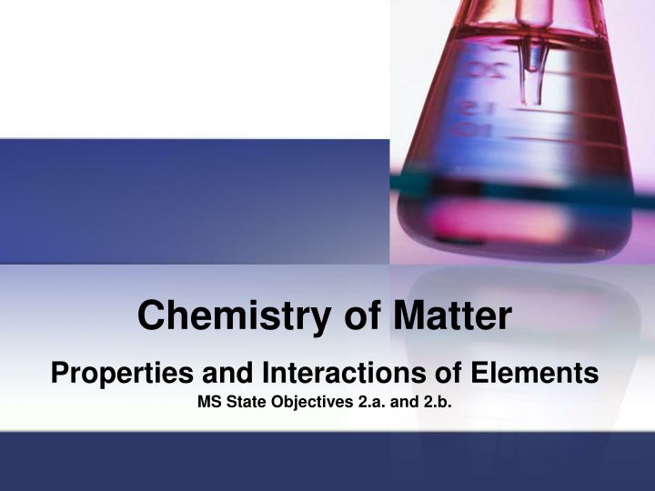 Chemistry: Elements, Periodic Table, and Interactions