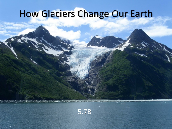 The Impact of Glaciers on Earth's Surface
