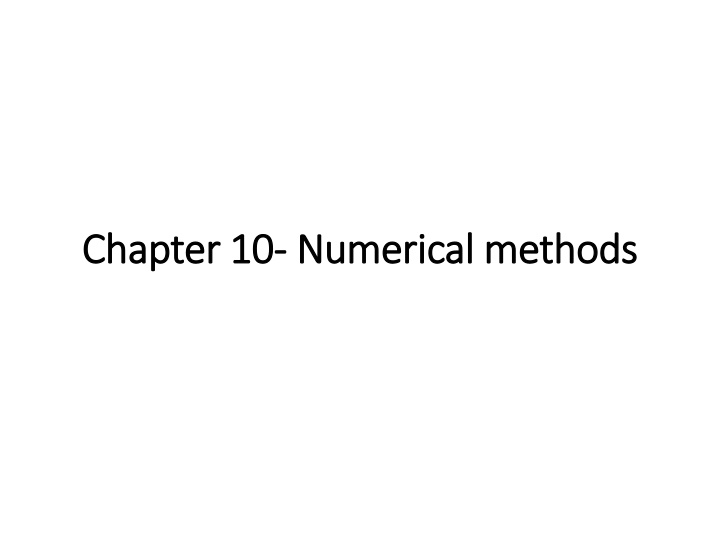 Numerical Methods for Root Finding and Iteration